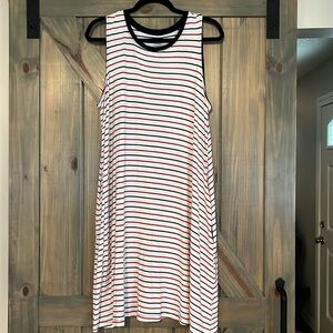 Women’s Red White and Blue Time and Tru Dress Size XXL